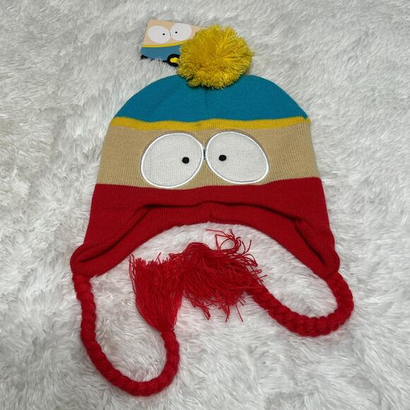 SOUTH PARK BEANIE CARTMAN LAPLANDER POM BEANIE - Picture 1 of 3